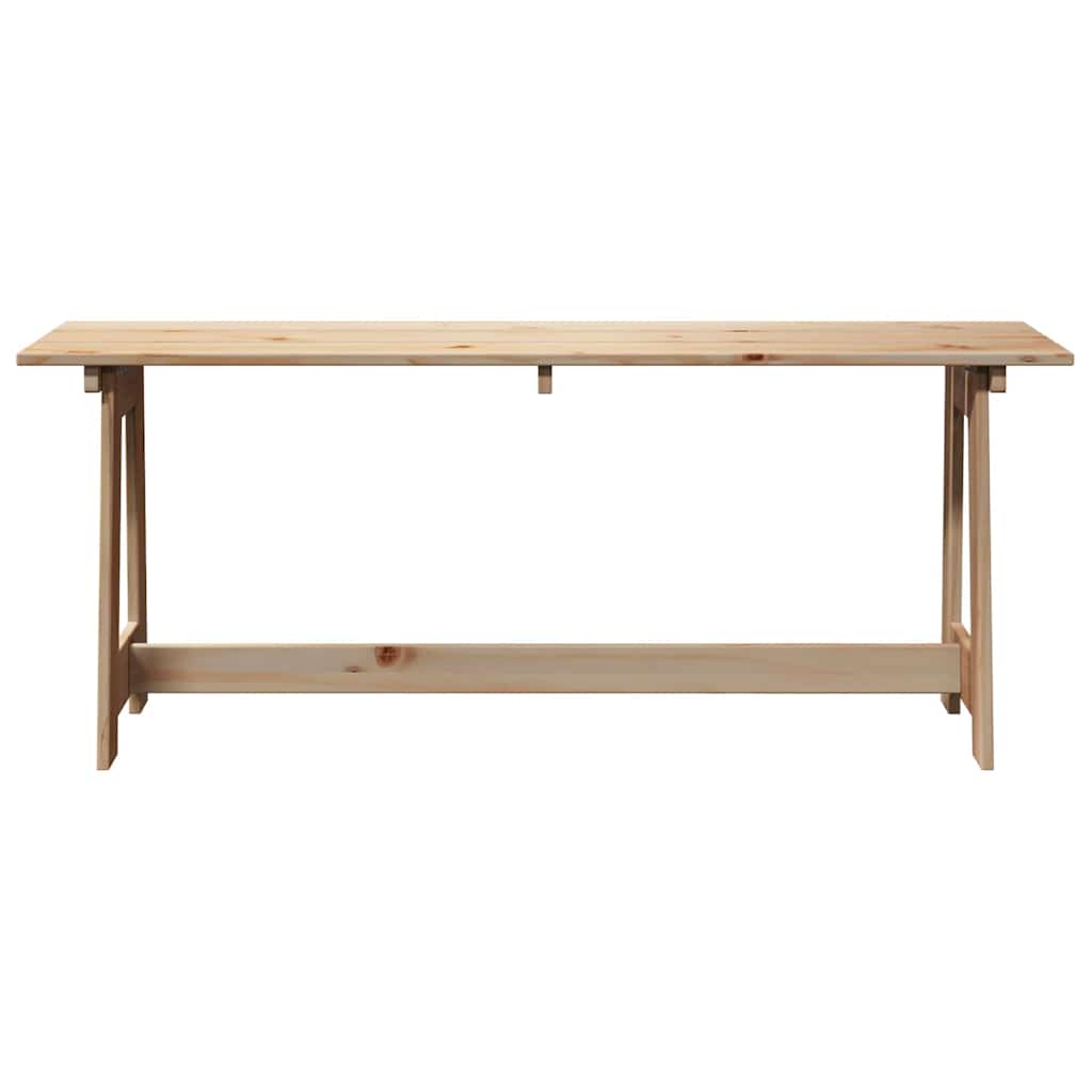 vidaXL Tuinbank Naturel 119 x 47 x 35 cm Massief grenenhout