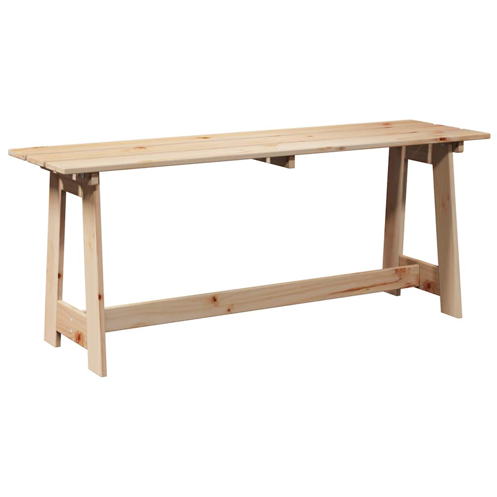 vidaXL Tuinbank Naturel 119 x 47 x 35 cm Massief grenenhout