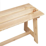 vidaXL Tuinbank Naturel 119 x 47 x 35 cm Massief grenenhout