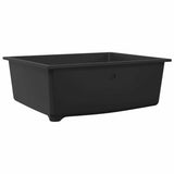 vidaXL Keukenwasbak Grijs 54 x 44 x 20 cm Graniet
