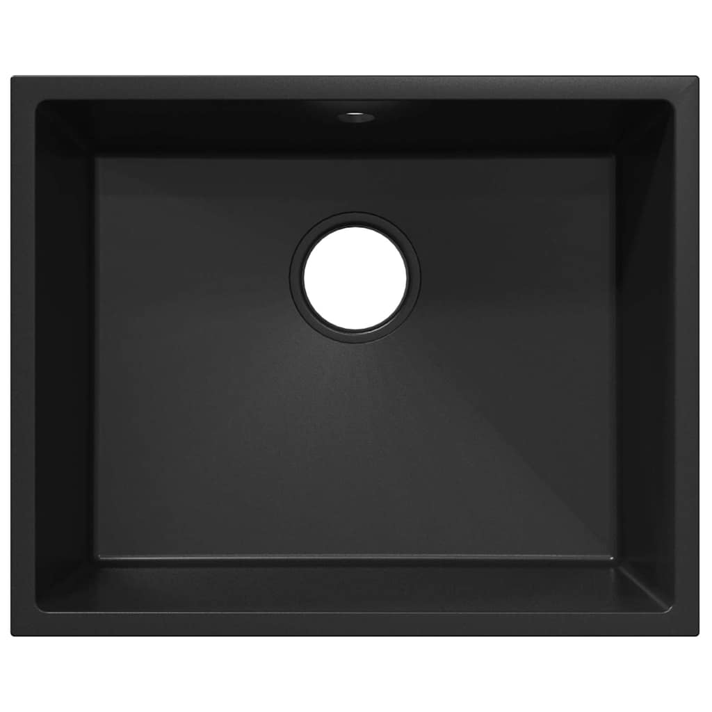 vidaXL Keukenwasbak Grijs 54 x 44 x 20 cm Graniet