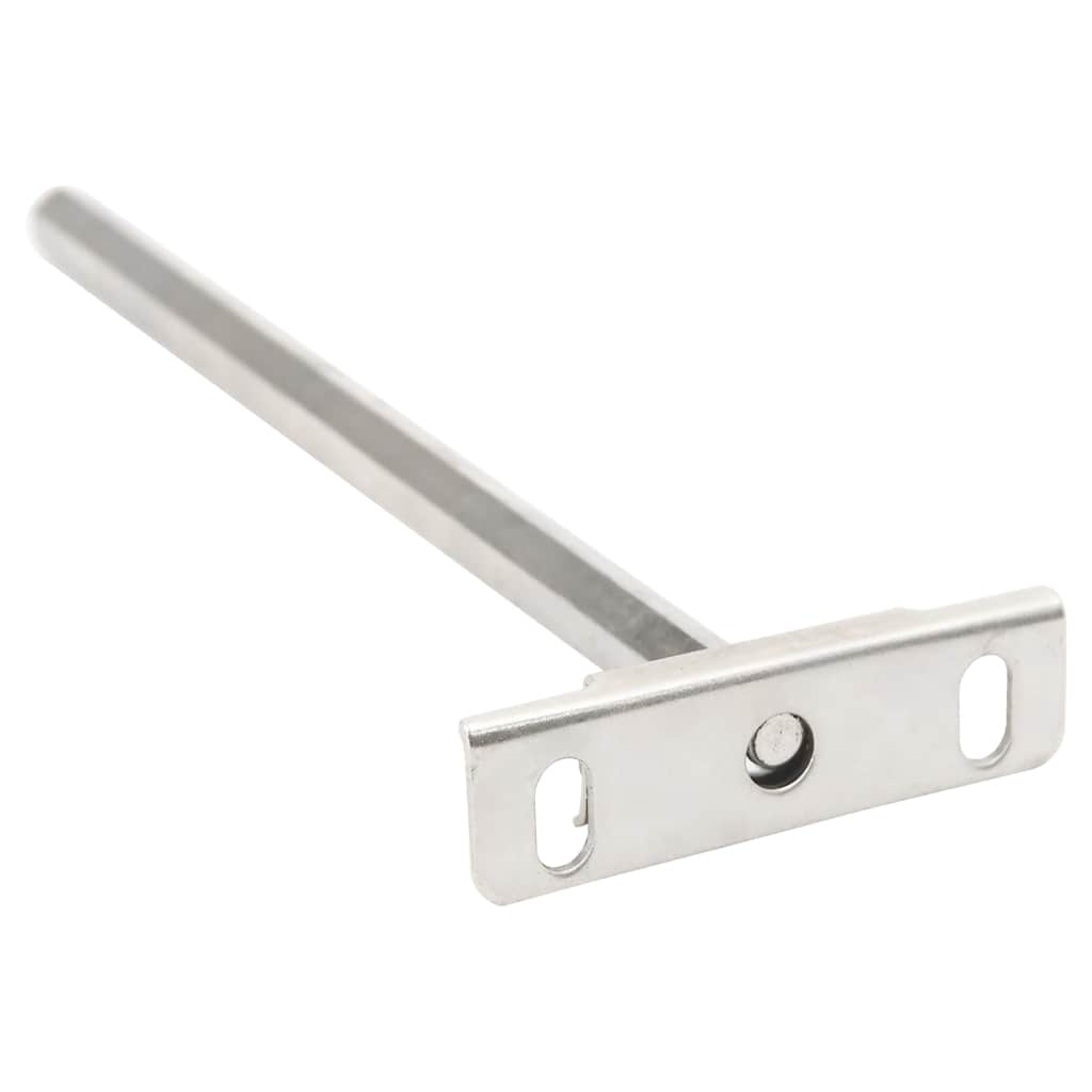 vidaXL Zwevende plankdragers 12st onzichtbaar Ø12x100 mm koolstofstaal
