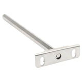 vidaXL Zwevende plankdragers 12st onzichtbaar Ø12x100 mm koolstofstaal