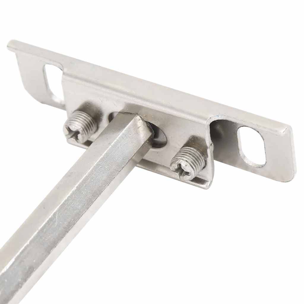 vidaXL Zwevende plankdragers 12st onzichtbaar Ø12x100 mm koolstofstaal