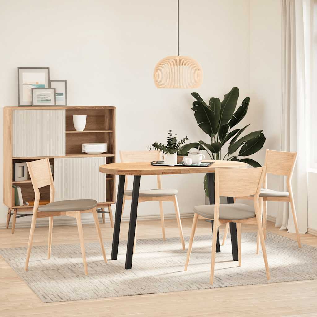 vidaXL Coffee Table Legs 4 pcs 30 cm Steel Black
