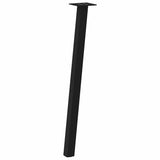 vidaXL Coffee Table Legs 4 pcs 30 cm Steel Black