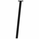 vidaXL Coffee Table Legs 4 pcs 30 cm Steel Black