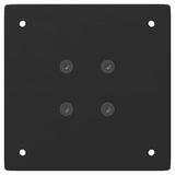 vidaXL Coffee Table Legs 4 pcs 30 cm Steel Black