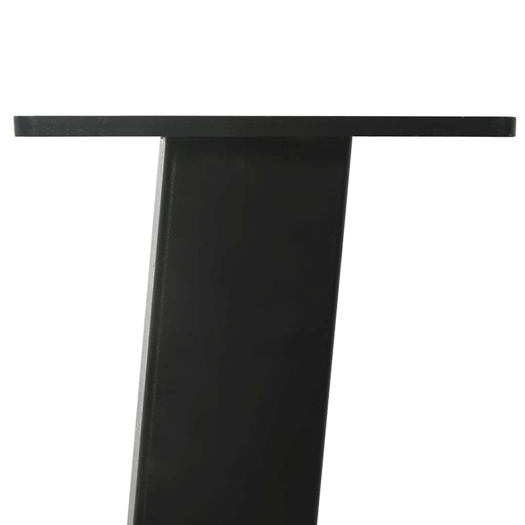 vidaXL Coffee Table Legs 4 pcs 30 cm Steel Black