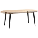 vidaXL Salontafelpoten conische vorm 4 st 30-31 cm staal zwart