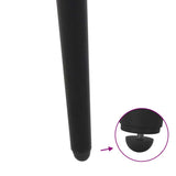 vidaXL Salontafelpoten conische vorm 4 st 30-31 cm staal zwart