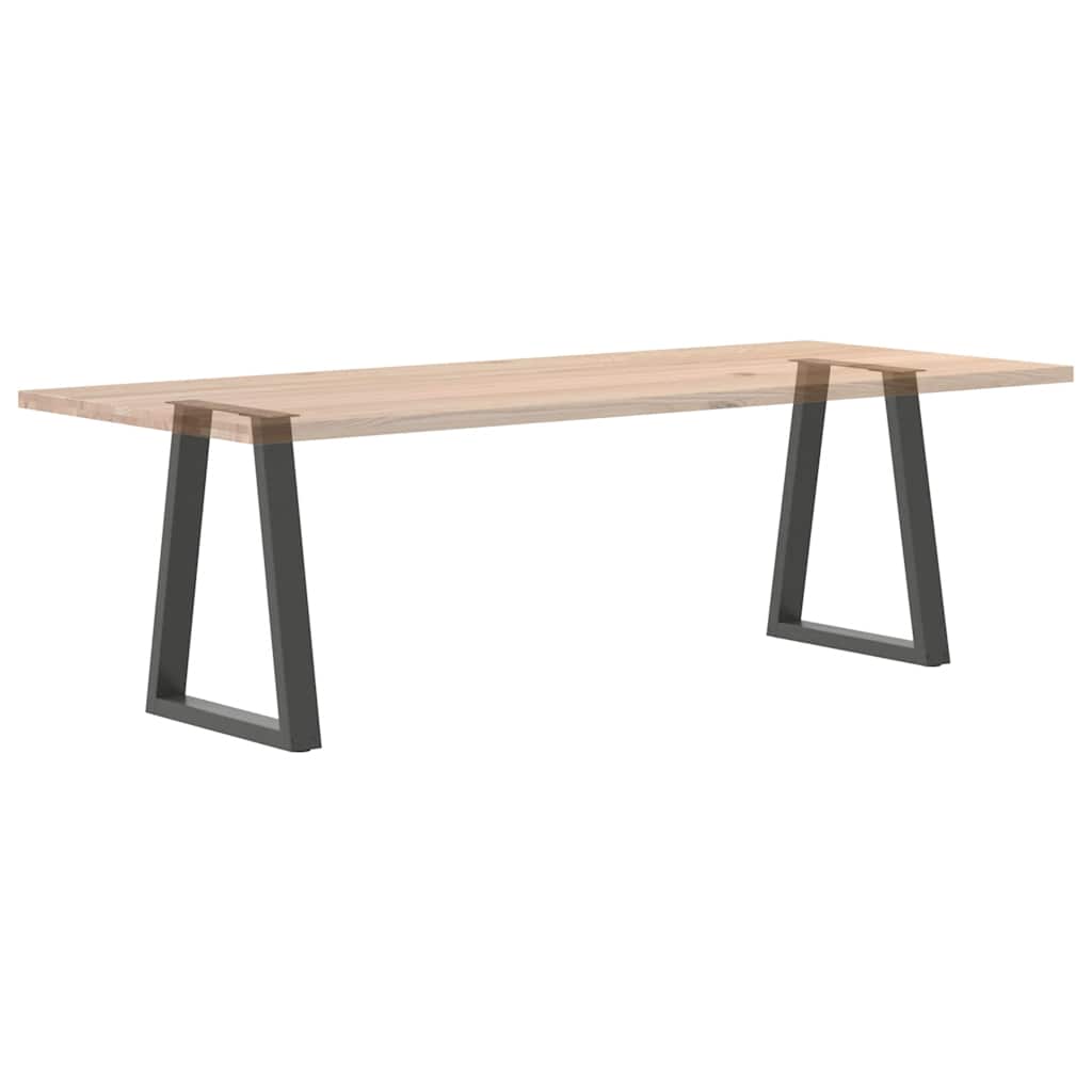 vidaXL Salontafelpoten 2 st V-vormig 30x(30-31,3) cm staal zwart