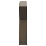 vidaXL Salontafelpoten 2 st 30x(30-31,3) cm staal zwart