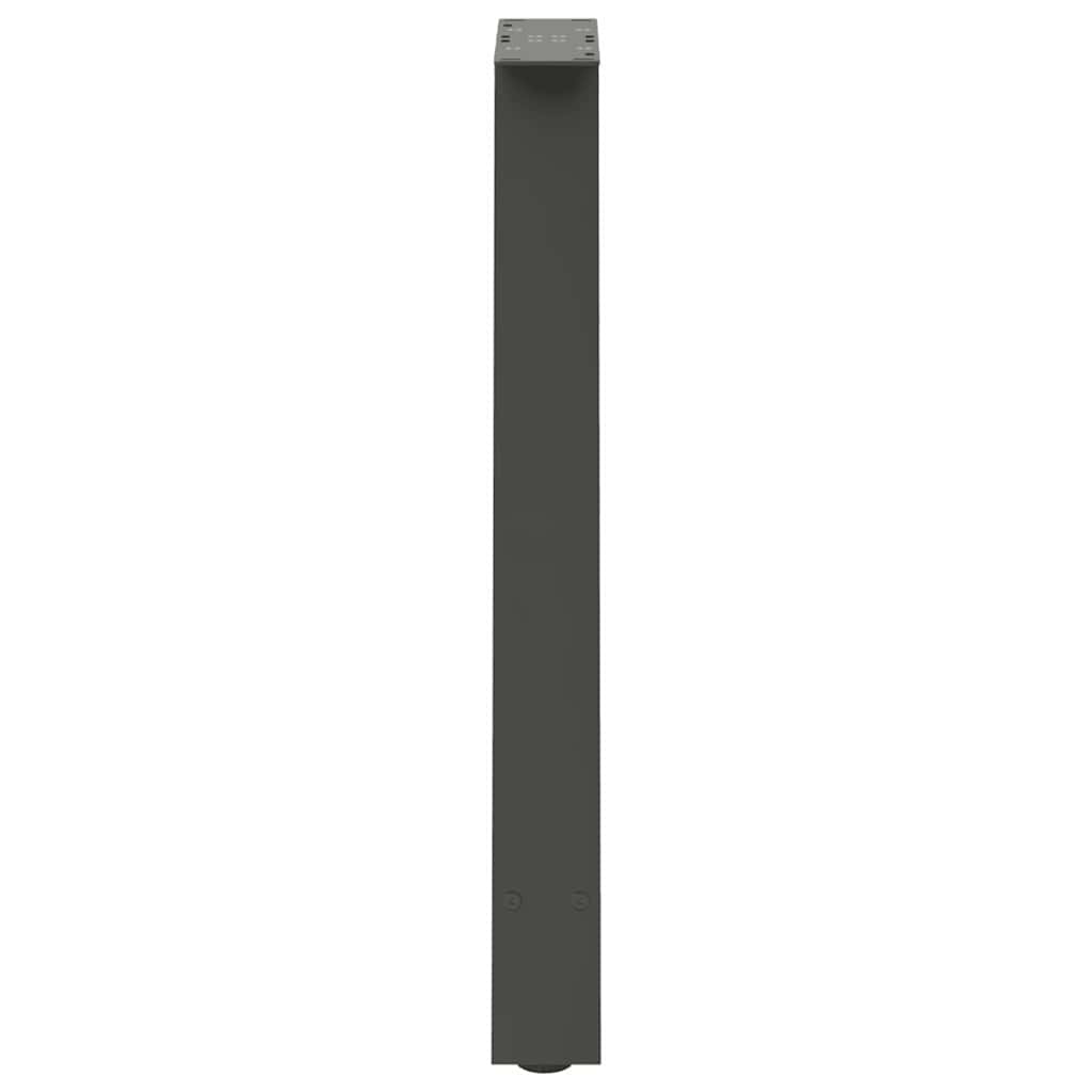 vidaXL Salontafelpoten 2 st A-vormig 30x(30-31) cm staal zwart