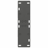 vidaXL Salontafelpoten 2 st A-vormig 30x(30-31) cm staal zwart