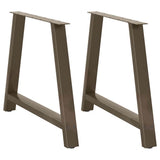 vidaXL Salontafelpoten 2 st A-vormig 30x(30-31) cm staal zwart