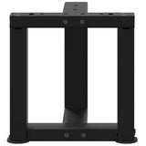 vidaXL Salontafelpoten 2 st T-vormig 30x25x(30-31) cm staal zwart