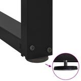 vidaXL Salontafelpoten 2 st T-vormig 30x25x(30-31) cm staal zwart