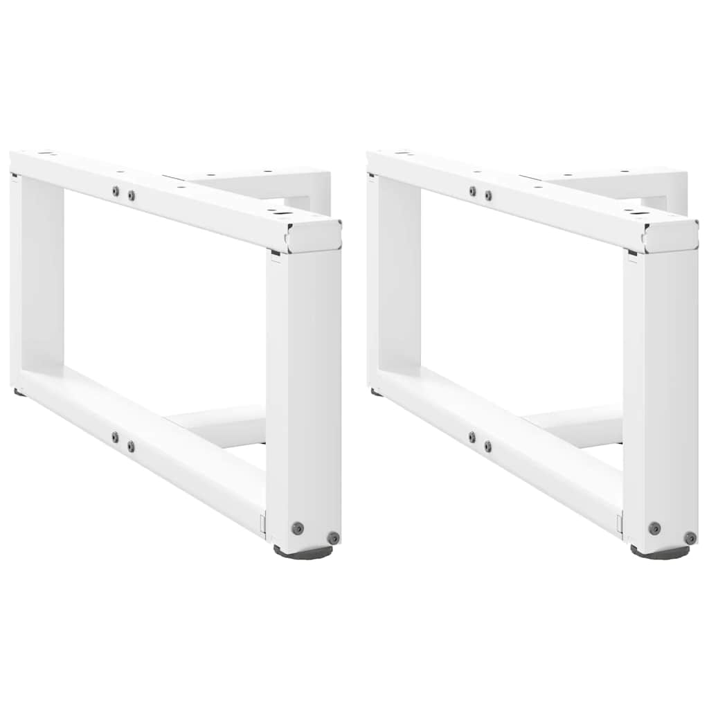 vidaXL Salontafelpoten 2 st T-vormig 30x25x(30-31) cm staal zwart