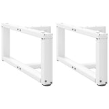 vidaXL Salontafelpoten 2 st T-vormig 30x25x(30-31) cm staal zwart