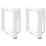 vidaXL Salontafelpoten 2 st T-vormig 30x25x(30-31) cm staal zwart