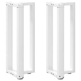 vidaXL Salontafelpoten 2 st T-vormig 30x25x(30-31) cm staal zwart