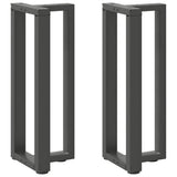 vidaXL Salontafelpoten 2 st T-vormig 30x25x(30-31) cm staal zwart