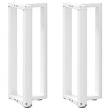 vidaXL Salontafelpoten 2 st T-vormig 30x25x(30-31) cm staal zwart