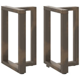 vidaXL Salontafelpoten 2 st T-vormig 30x25x(30-31) cm staal zwart