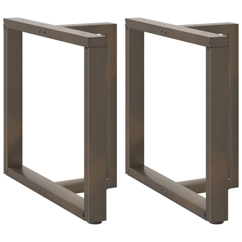 vidaXL Salontafelpoten 2 st T-vormig 30x25x(30-31) cm staal zwart