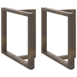 vidaXL Salontafelpoten 2 st T-vormig 30x25x(30-31) cm staal zwart