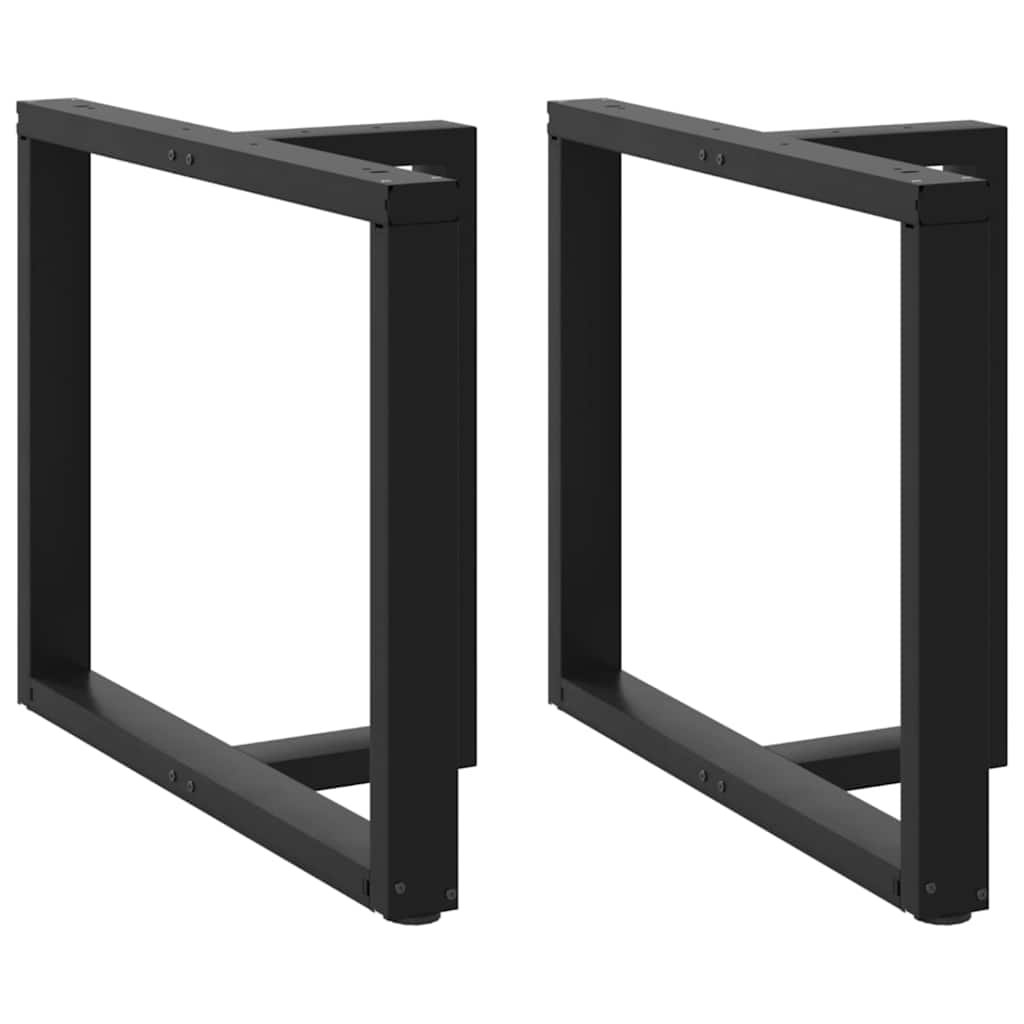 vidaXL Salontafelpoten 2 st T-vormig 30x25x(30-31) cm staal zwart