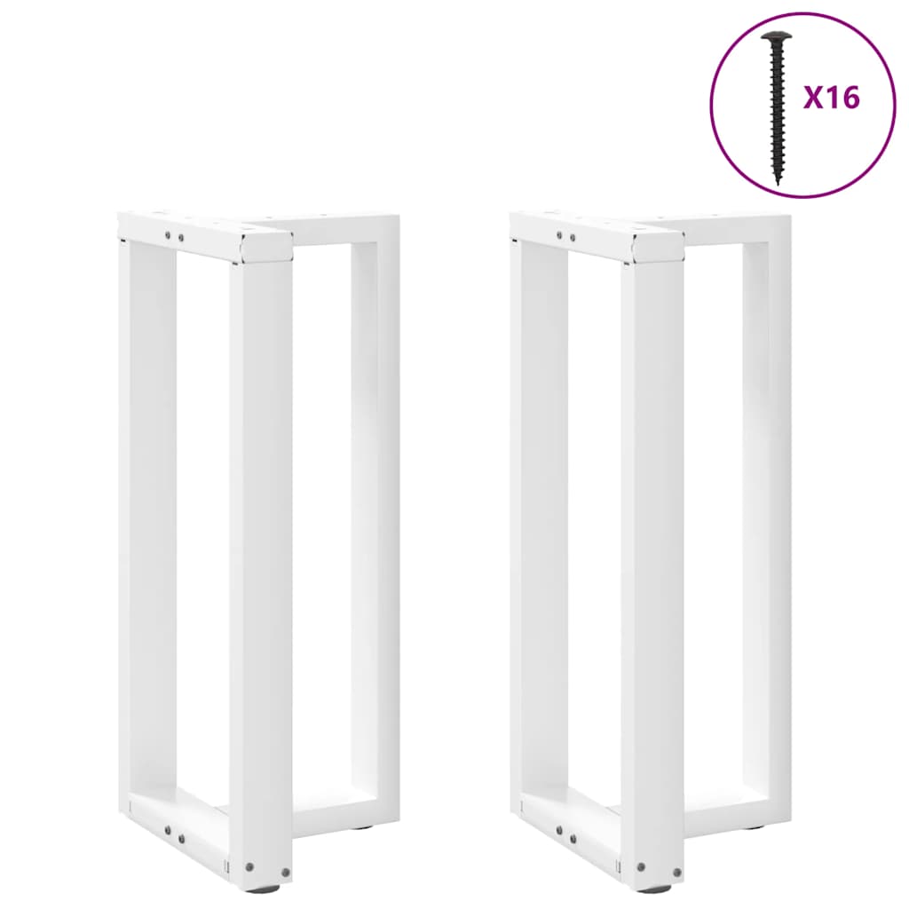 vidaXL Salontafelpoten 2 st T-vormig 30x25x(30-31) cm staal zwart