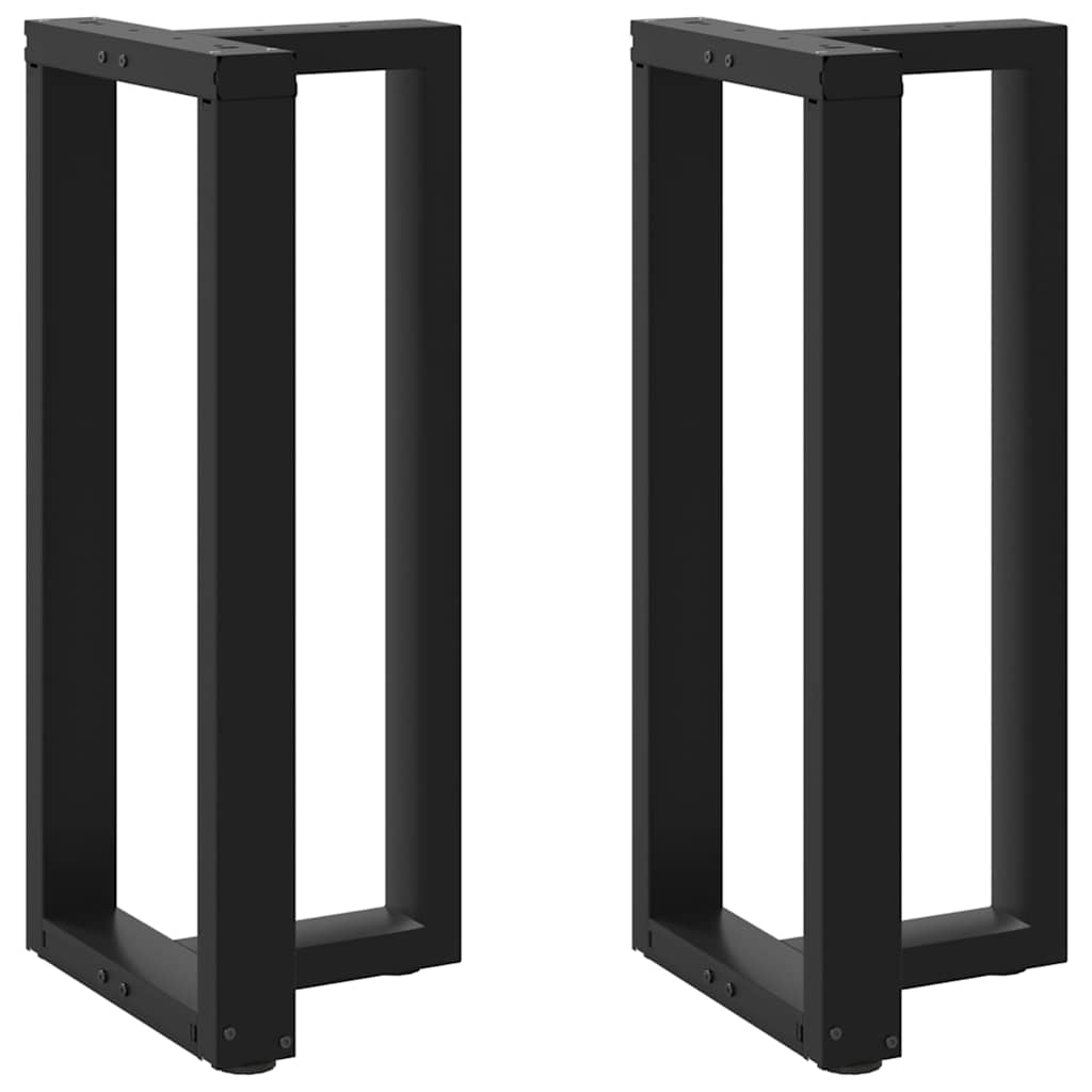 vidaXL Salontafelpoten 2 st T-vormig 30x25x(30-31) cm staal zwart