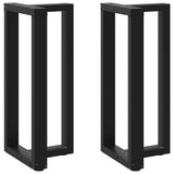 vidaXL Salontafelpoten 2 st T-vormig 30x25x(30-31) cm staal zwart