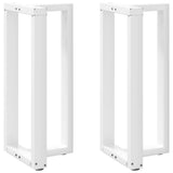 vidaXL Salontafelpoten 2 st T-vormig 30x25x(30-31) cm staal zwart