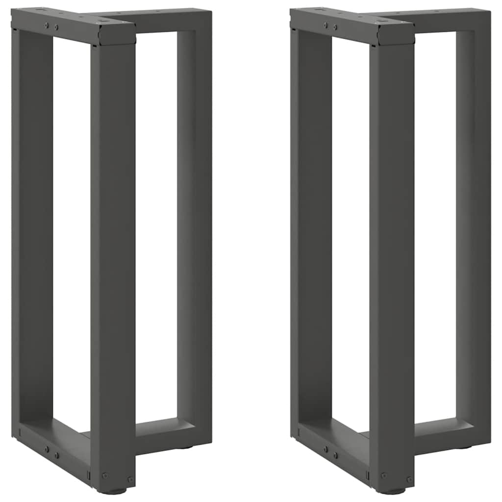 vidaXL Salontafelpoten 2 st T-vormig 30x25x(30-31) cm staal zwart