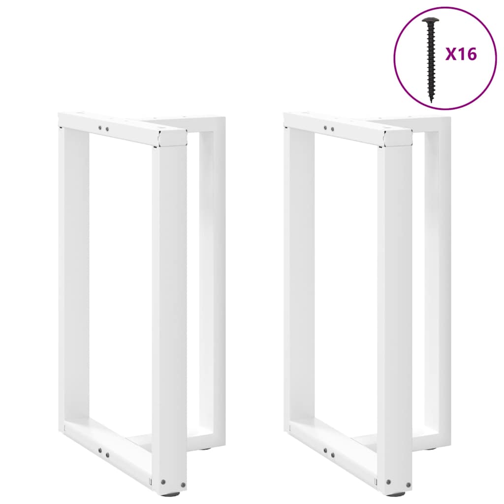 vidaXL Salontafelpoten 2 st T-vormig 30x25x(30-31) cm staal zwart
