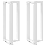 vidaXL Salontafelpoten 2 st T-vormig 30x25x(30-31) cm staal zwart