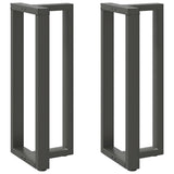vidaXL Salontafelpoten 2 st T-vormig 30x25x(30-31) cm staal zwart