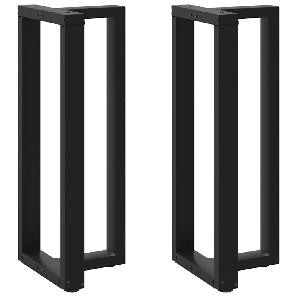 vidaXL Salontafelpoten 2 st T-vormig 30x25x(30-31) cm staal zwart