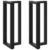 vidaXL Salontafelpoten 2 st T-vormig 30x25x(30-31) cm staal zwart