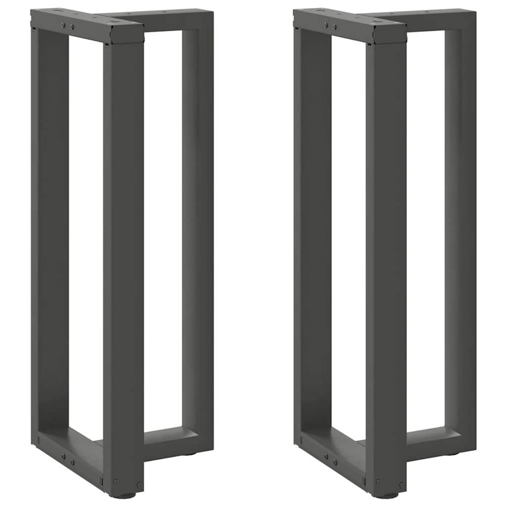 vidaXL Salontafelpoten 2 st T-vormig 30x25x(30-31) cm staal zwart