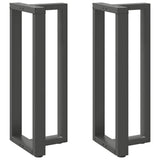 vidaXL Salontafelpoten 2 st T-vormig 30x25x(30-31) cm staal zwart