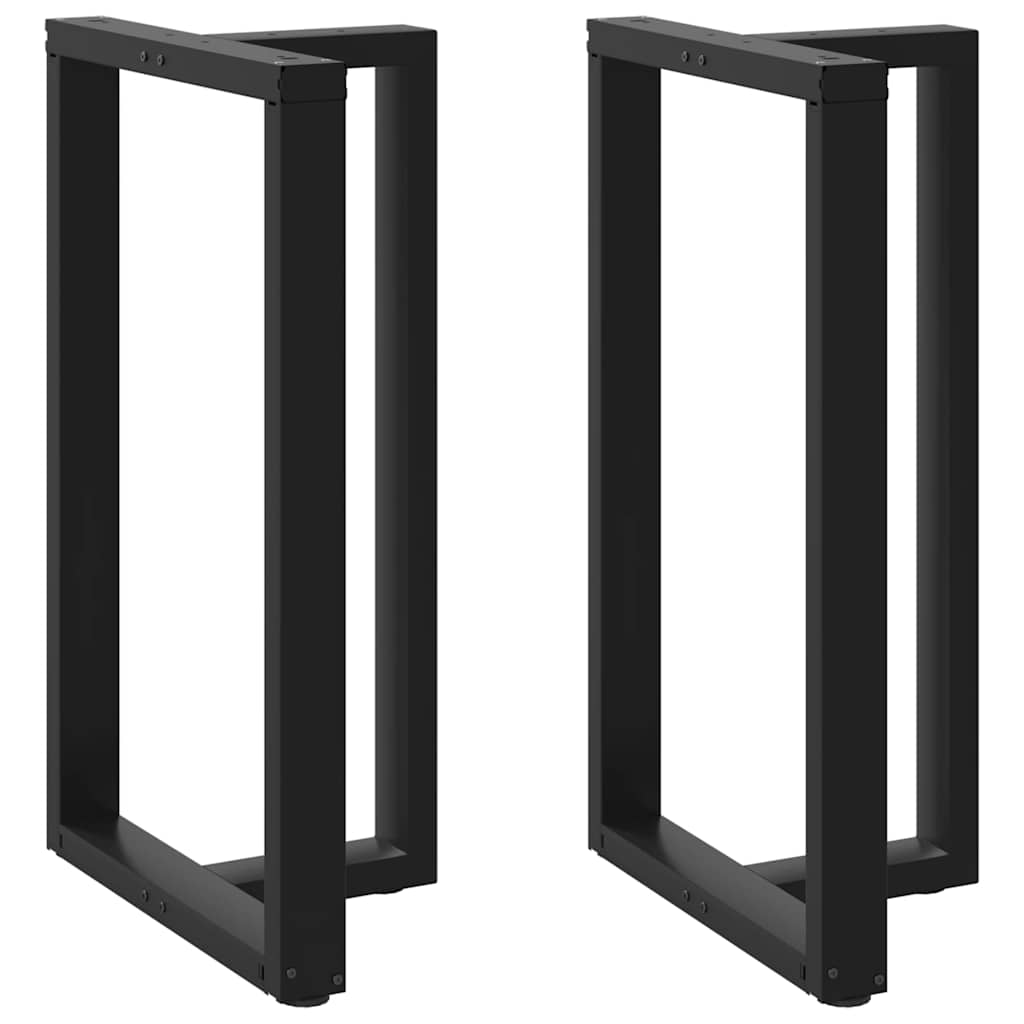 vidaXL Salontafelpoten 2 st T-vormig 30x25x(30-31) cm staal zwart