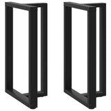 vidaXL Salontafelpoten 2 st T-vormig 30x25x(30-31) cm staal zwart