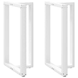 vidaXL Salontafelpoten 2 st T-vormig 30x25x(30-31) cm staal zwart