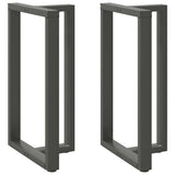 vidaXL Salontafelpoten 2 st T-vormig 30x25x(30-31) cm staal zwart
