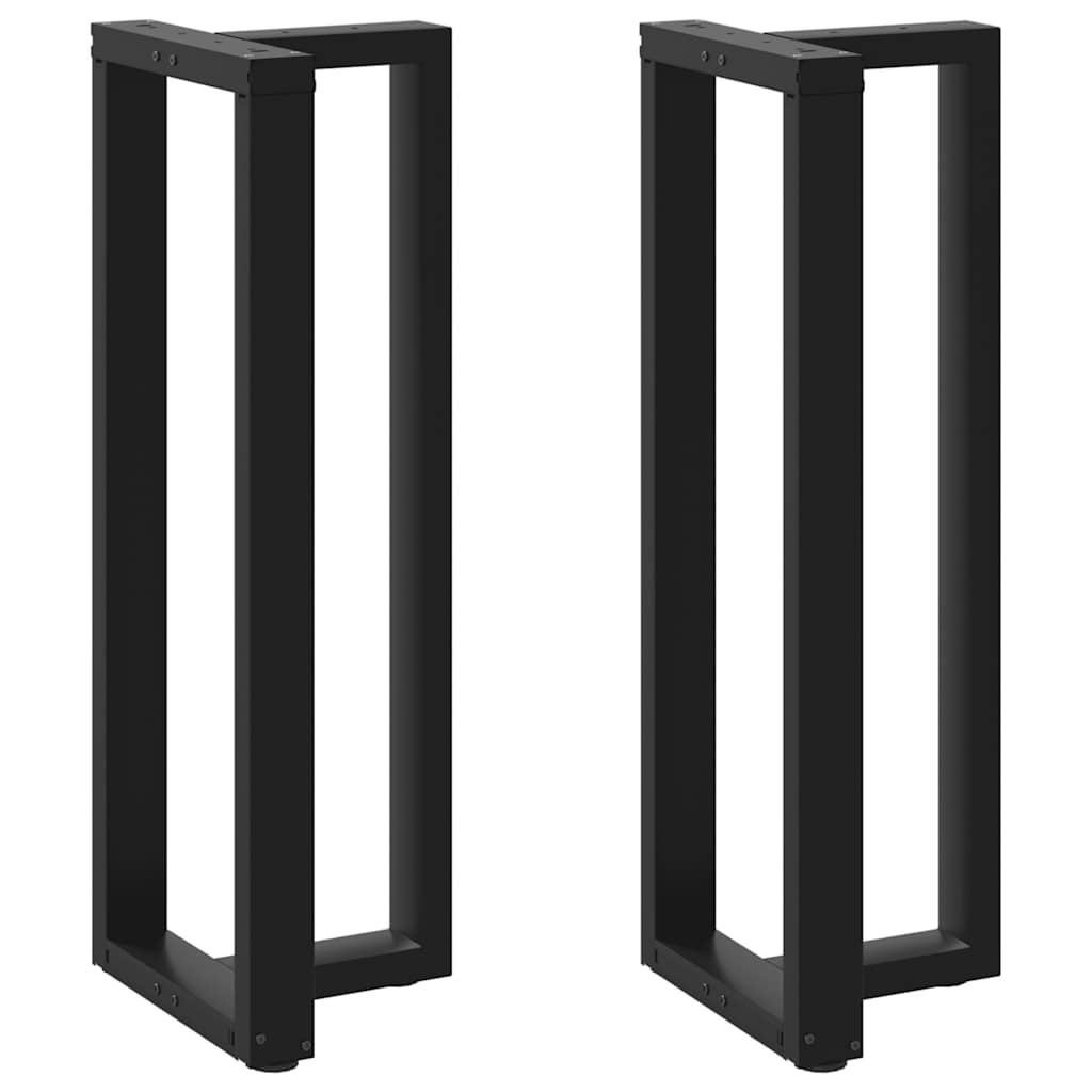 vidaXL Salontafelpoten 2 st T-vormig 30x25x(30-31) cm staal zwart