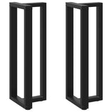 vidaXL Salontafelpoten 2 st T-vormig 30x25x(30-31) cm staal zwart